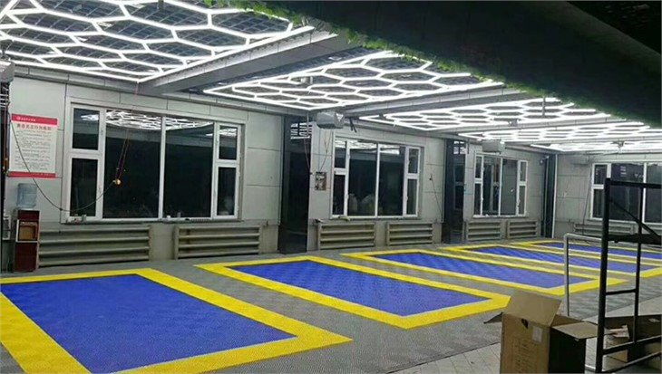 PVC garage floor interlocking floor tiles