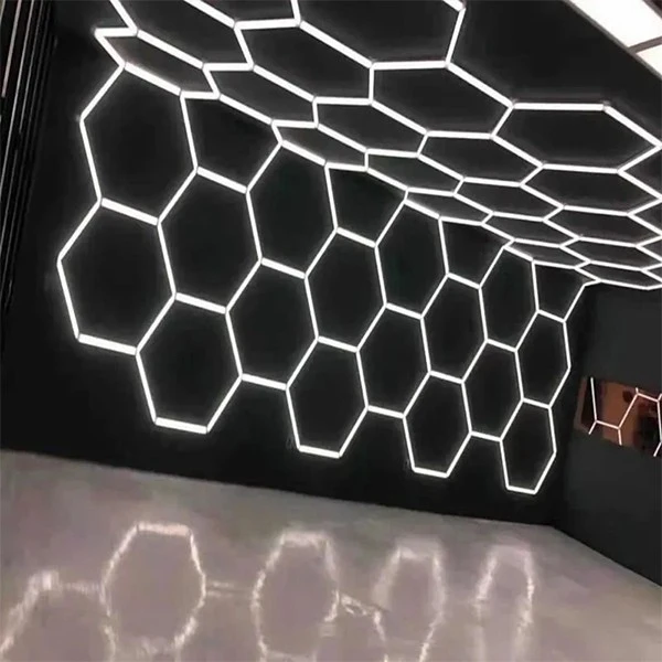 hexagon lights ceiling