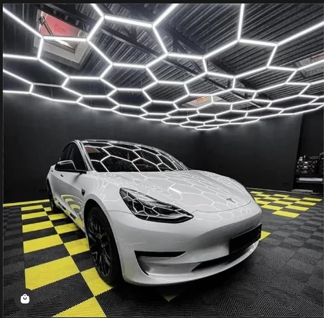 Hexagon Garage Lights