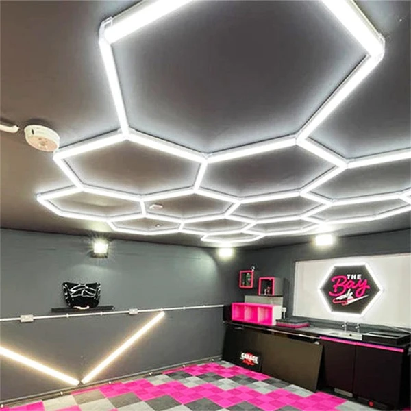hexagon detailing lights