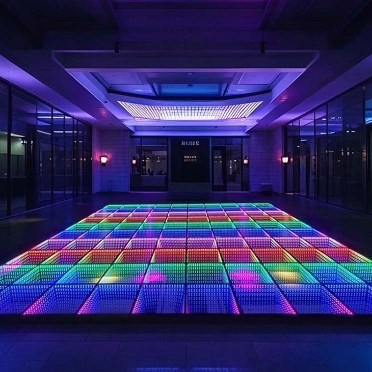 Lighted Led Dance Floor For Wedding Party Stage