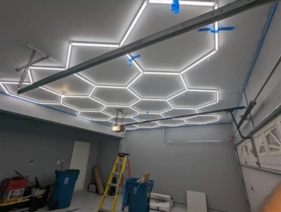 Garage Grid Lighting